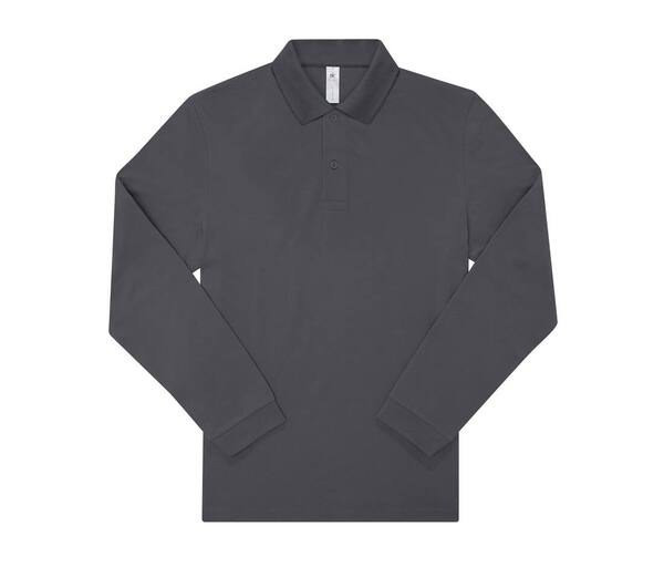 B&C BCU427 - Men's long sleeve poloshirt 210