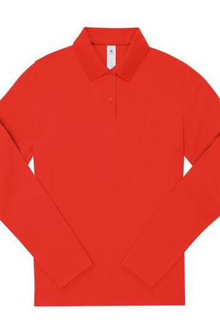 B&C BCW462 - Ladies long sleeve poloshirt