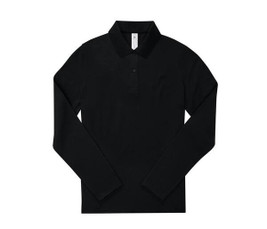 B&C BCW462 - Ladies' long sleeve poloshirt