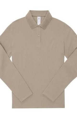 B&C BCW462 - Dame langermet poloshirt