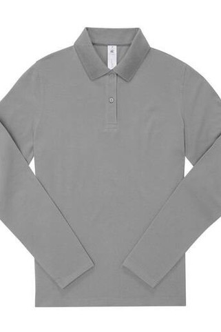 B&C BCW462 - Ladies long sleeve poloshirt
