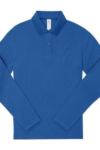 B&C BCW462 - Ladies long sleeve poloshirt