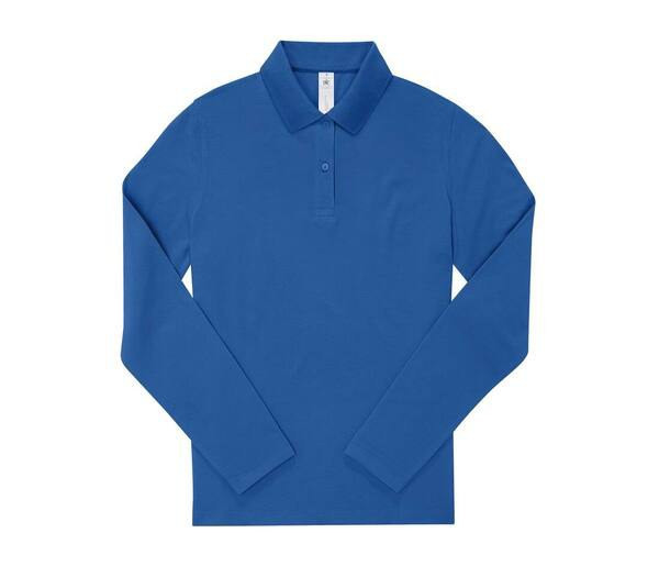 B&C BCW462 - Ladies' long sleeve poloshirt