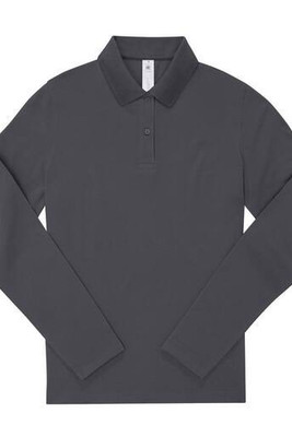 B&C BCW462 - Ladies' long sleeve poloshirt
