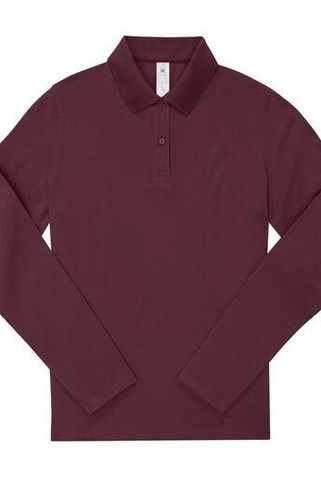 B&C BCW462 - Poloshirt da donna a maniche lunghe