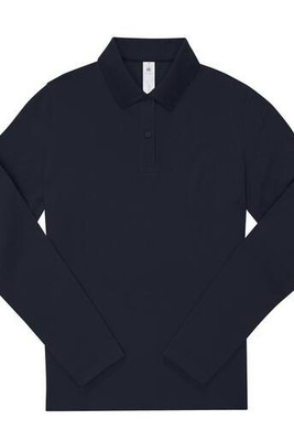 B&C BCW464 - Ladies' long sleeve 210 poloshirt