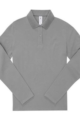 B&C BCW464 - Ladies' long sleeve 210 poloshirt