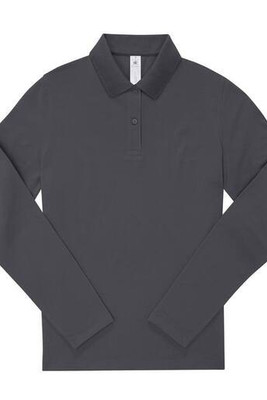 B&C BCW464 - Langärmeliges Poloshirt 210 für Damen