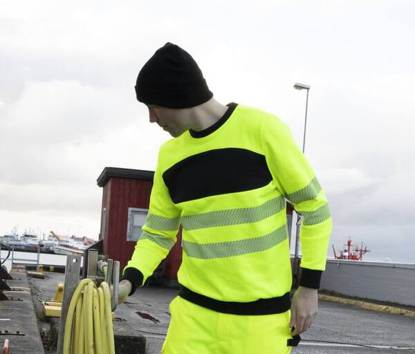 Korntex KX410 - Høy synlighet sweatshirt