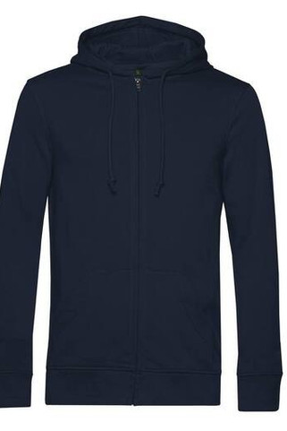 B&C BCU35B - Organic Zipped Hoodie