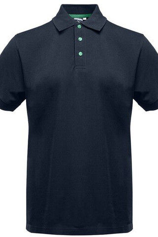BLACK&MATCH BM100 - Contrasting button poloshirt