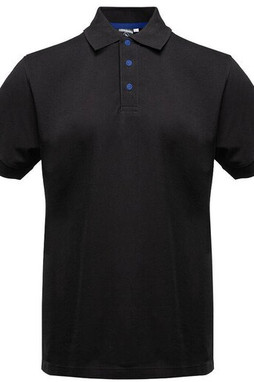 BLACK&MATCH BM100 - Contrasting button poloshirt