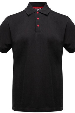 BLACK&MATCH BM100 - Contrasting button poloshirt