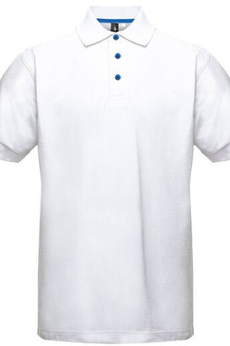 BLACK&MATCH BM100 - Herren Poloshirt mit Kontrastknöpfen und Rippbündchen