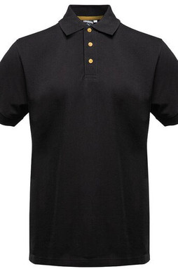 BLACK&MATCH BM100 - Herren Poloshirt mit Kontrastknöpfen und Rippbündchen