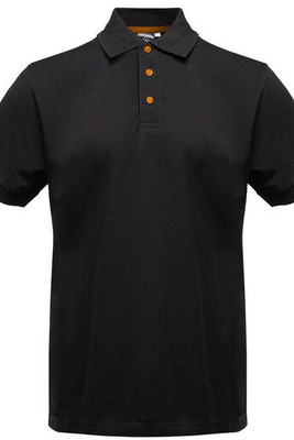 BLACK&MATCH BM100 - Polo boutons contrastés