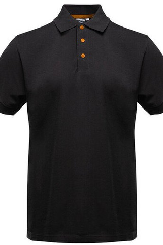 BLACK&MATCH BM100 - Contrasting button poloshirt
