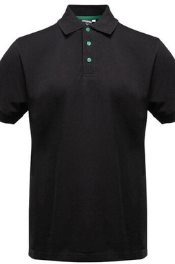 BLACK&MATCH BM100 - Polo boutons contrastés