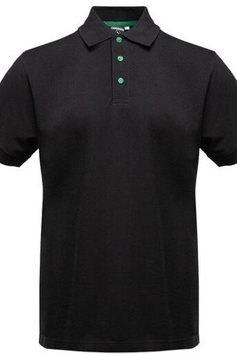 BLACK&MATCH BM100 - Polo boutons contrastés
