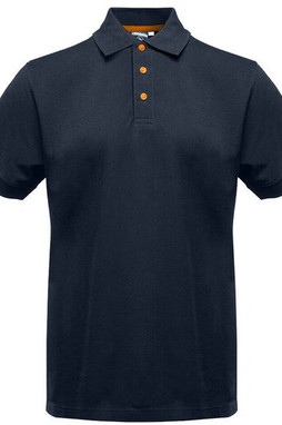 BLACK&MATCH BM100 - Polo boutons contrastés