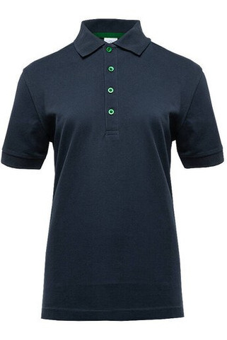 BLACK&MATCH BM101 - Ladies contrasting button poloshirt