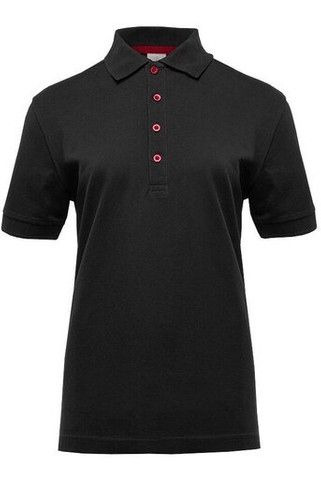 Black&Match BM101 - Dame poloshirt med kontrastknapper
