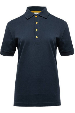 BLACK&MATCH BM101 - Ladies contrasting button poloshirt