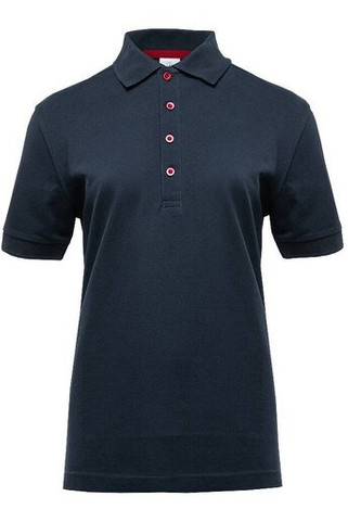 BLACK&MATCH BM101 - Ladies contrasting button poloshirt