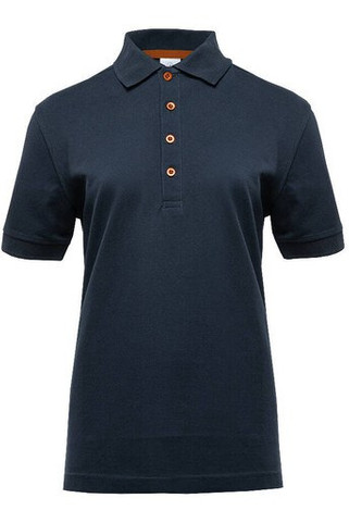 BLACK&MATCH BM101 - Damen Poloshirt mit Kontrastknöpfen und 4er-Leiste