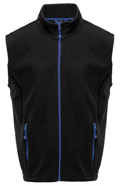 BLACK&MATCH BM500 - Bodywarmer polaire contrasté