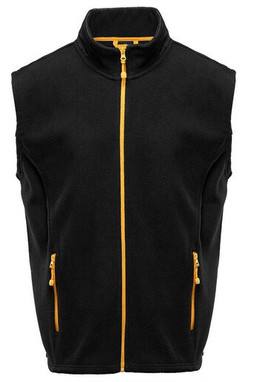 BLACK&MATCH BM500 - Contrasted polar fleece bodywarmer