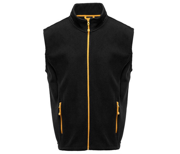 Black&Match BM500 - Gecontrasteerde bodywarmer van polar fleece