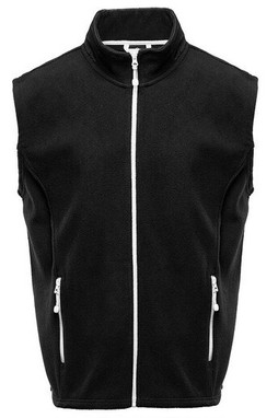 BLACK&MATCH BM500 - Contrasted polar fleece bodywarmer