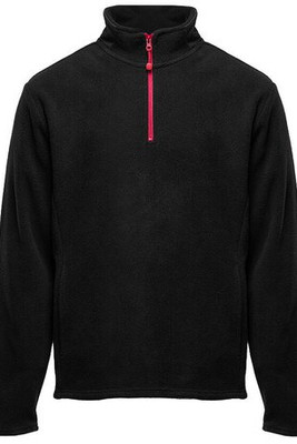 Black&Match BM505 - Giacca in pile con 1/4 di zip