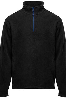 BLACK&MATCH BM505 - Polaire col zippé contrasté