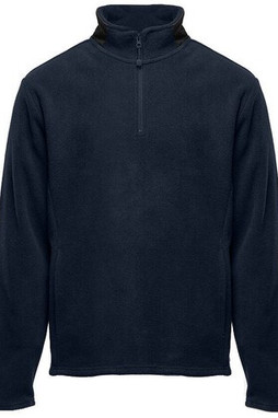 BLACK&MATCH BM505 - Polaire col zippé contrasté