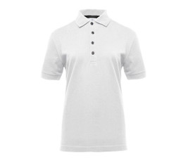 Black&Match BM101 - Poloshirt da donna con bottoni a contrasto