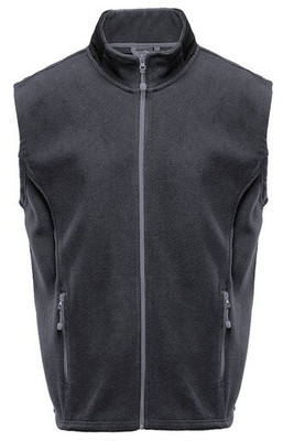 BLACK&MATCH BM500 - Contrasted polar fleece bodywarmer
