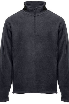 BLACK&MATCH BM505 - Polaire col zippé contrasté
