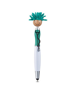MopToppers P174 - Screen Cleaner With Stethoscope Stylus Pen