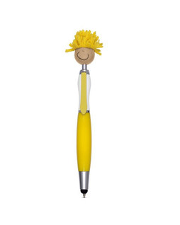 MopToppers PL-1785 - Multicultural Screen Cleaner With Stylus Pen
