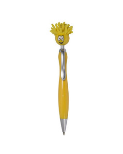 MopToppers PL-1733 - Multifunctional Click-Action Pen with Screen Cleaner