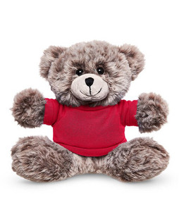 Prime Line TY6038 - 7" Soft Plush Bear With T-Shirt
