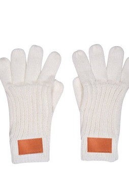 Leeman LG306 - Acrylic Rib Knit Gloves with PU Wrist Patch