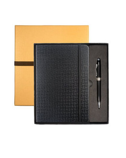 Leeman LG-9264 - Tuscany Textured Journal And Executive Stylus Pen Set