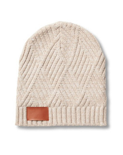 Leeman LG318 - Gorro de Punto con Patrón de Enrejado
