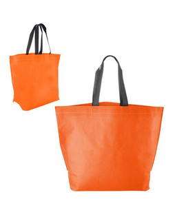 Prime Line BG208 - Two-Tone Heat Sealed Non-Woven Tote
