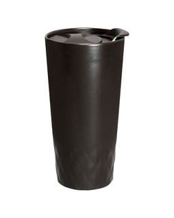 Prime Line CM215 - 14oz Double Wall Ceramic Textured Tumbler