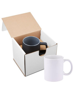 Prime Line GCM100 - 11oz Basic C Handle Ceramic Mug In Mailer