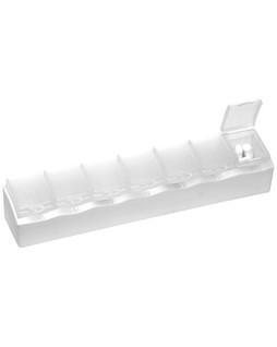 Prime Line PL-4011 - Organizador Semanal de Pastillas con Compartimentos
